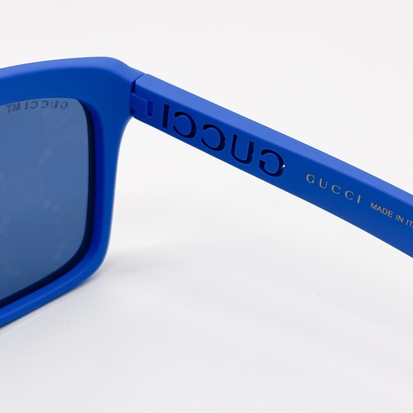 NEW GG1570S 004 GUCCI BLUE YELLOW UNISEX SUNGLASSES GG 1570S 004 GUCCI EYEWEAR - Picture 10 of 10